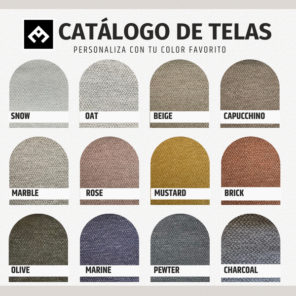 SOFÁ MODULAR CHETUMAL - VARIOS COLORES